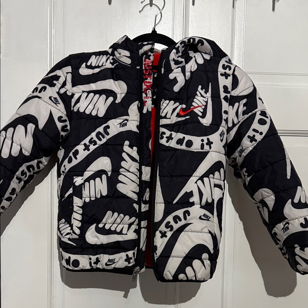 Nike Black and White Graphic Jacket